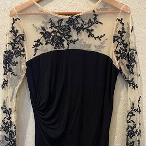 David Meister Lace Illusion Cocktail Dress. Women’s Size 14